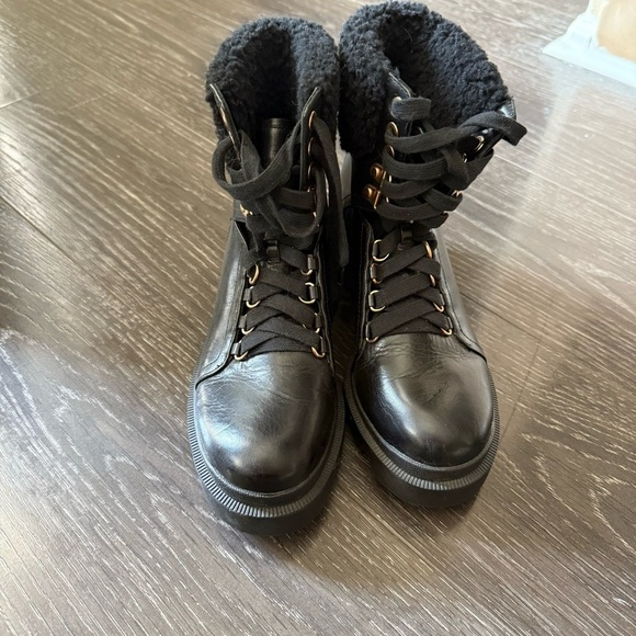 Alice and Olivia By Stacey Bendet Havis combat boots size 7.5 - Picture 3 of 8